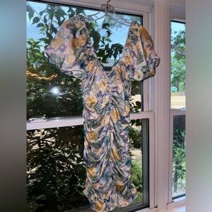Floral Silk Dress